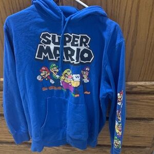 Nintendo Super Mario Blue Sweatshirt